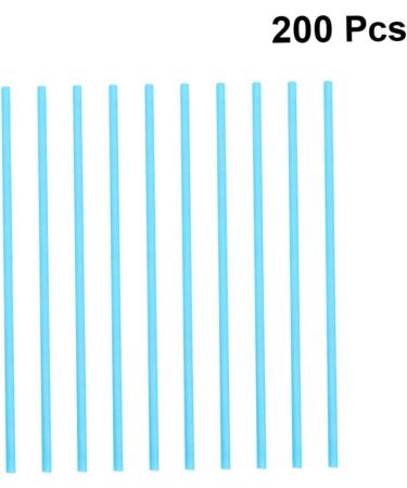 Zerodeko 2 Packs 200pcs Sucker Sticks Chocolate Lollipops Lollipop Making Supplies Candy Making Sticks Paper Lollipop Stick Edible Sticks Paper Candy Sticks 15c Cake Food Grade Blue Size 1 - Buy Online on GoSupps.com