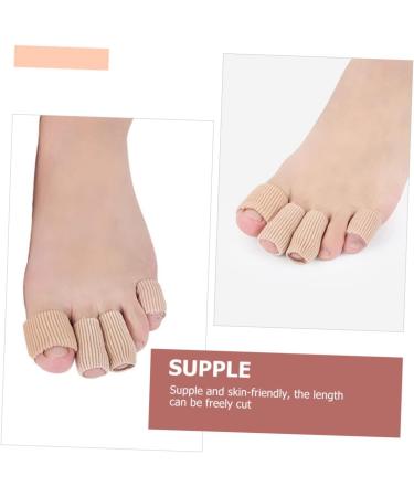 2pcs Elasto Gel Silicone Toe Sleeves | Toe Protectors Safety Caps - Buy Online on GoSupps.com