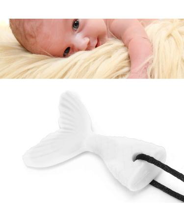 Fish Tail Baby Bite Ring Necklace - Chewing Tool for Children with Autism & ADHD | Safe & Durable Teething Chew Necklace for Boys & Girls - Buy Online on GoSupps.com