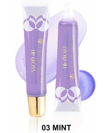  Bexdug Moisturizing lip oil fruity lip gloss | Sheer mirror-like lipstick moisturizing and nourishing for smooth full lips - Buy Online on GoSupps.com