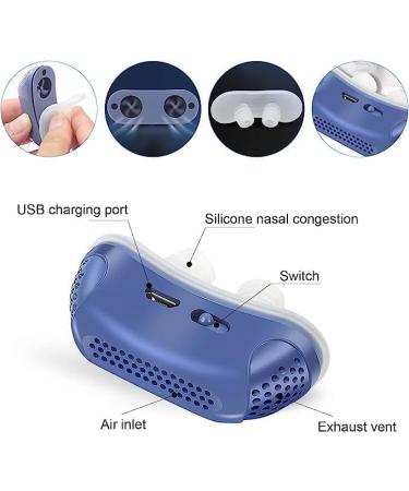Anti Snoring Devices - Effective Adjustable Twin Turbine Solution for Men & Women | Breathable Customizable Wind Speed - Buy Online on GoSupps.com