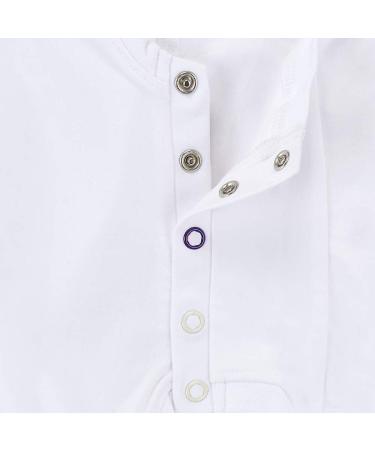 Kaycey Special Needs Clothing: Short Sleeve Popper Vest Bodysuit for Children 11-12 Years White - Buy Online on GoSupps.com