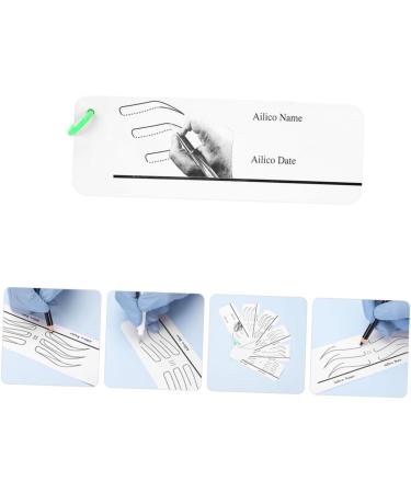 Hemoton 1 Set Eyebrow Guide Template Brow Guide Stencil Eyebrow Shaper Tool Eyebrow Trimming - Buy Online on GoSupps.com