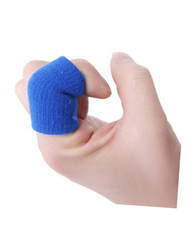 FOMIYES 10 Pack Finger Braces & Thumb Protectors - Medium Blue Sports Sleeves for Basketball Optimal Comfort & Support - International Shipping Available - Buy Online on GoSupps.com