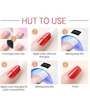 Jawseu 3 in 1 Gel Nail Polish Pen - One Step LED UV Nail Art Polish Set for Salon Quality Manicures - Buy Online on GoSupps.com
