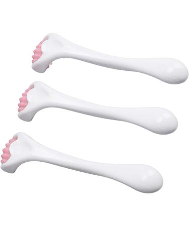 3 Pack Pink Facial Muscle Massage Roller - Portable Eye & Face Massage Tool for Travel & Home - Buy Online on GoSupps.com