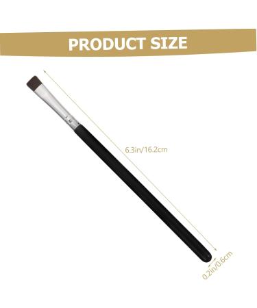VINTORKY 6pcs Flat Eyebrow Brush Eyeliner Concealer Brush Eyeliner Makeup Tool Eye Brush Black Wooden Handle - Buy Online on GoSupps.com