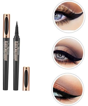 CANIGHT 2pcs Makeup Eyeliner Gel Liner Eyeliner Eye Beauty Pens Cosmetic Accessories Makeup Pens Abs Shell - Buy Online on GoSupps.com