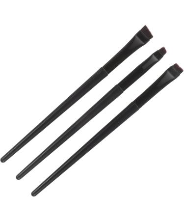 Healeved 9 Pcs Eyeliner Brush Eyebrow Brush Ultra Thin Eyeliner Brush Makeup Tool Female Plastic Handle Black - Buy Online on GoSupps.com