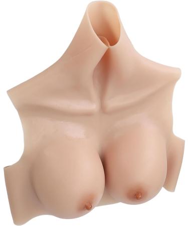 Tmishion Silicone Fake Breasts for Crossdressers | Mastectomy Prosthesis C-Cup | High-Quality Soft Silicone Enhancements - Buy Online on GoSupps.com