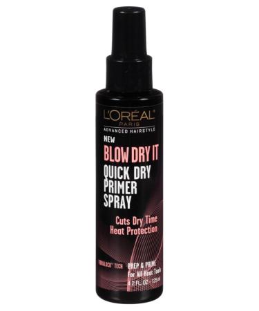 L'Oreal Advanced Hairstyle BLOW DRY IT Quick Dry Primer Spray - 4.2 fl. Oz