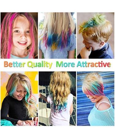 Maydear Hair Chalk Powder - Washable Hair Color for Kids (6 Colors) | Safe & Non-Toxic | Great Gift Idea - Buy Online on GoSupps.com