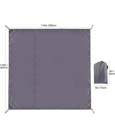 Stonehomy Waterproof Camping Tarp 10x10 ft - Ultralight Oxford 4-in-1 Tent Footprint - Compact Ground Cloth for Backpacking & Outdoor Activities - Buy Online on GoSupps.com