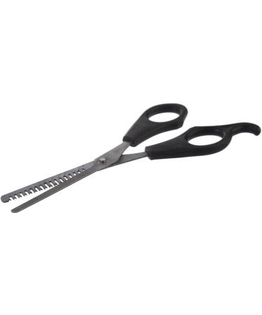 Bstepompre Stainless Steel Blade 6.3 Inch Thinning Shear Scissors Silver+Black - Buy Online on GoSupps.com
