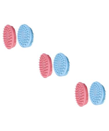Healvian 3 sentences 2st silicone shampoo brush head-head skin massage device shower headwear shampoo brush for the scalp scalp peeling hair brush made of silicone hair baby