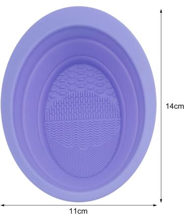 Buy SANWOOD Practical Makeup Brush Scrubber Cleaning Mat - Light Pink | Essential Brush Washing Tool for Women & Girls - Buy Online on GoSupps.com