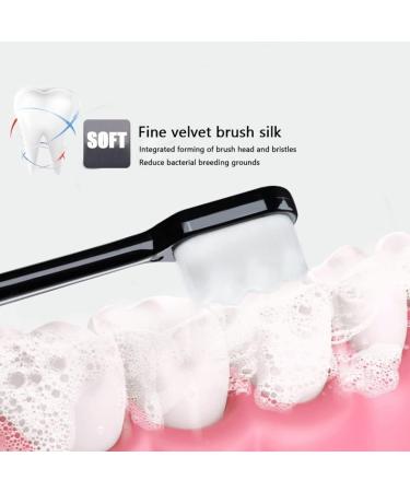 4PC Soft Toothbrush Set for Adults & Kids | Manual Toothbrush for Sensitive Gums | 10 000 Ultra Soft Bristles - Buy Online on GoSupps.com