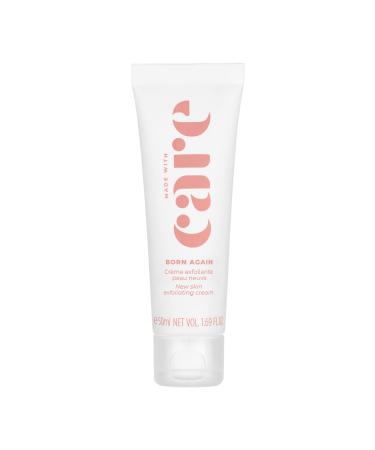 BORN AGAIN New Skin Exfoliating Cream Exfoliates and Refines Facial Cleanser for Oily Skin (50ml)