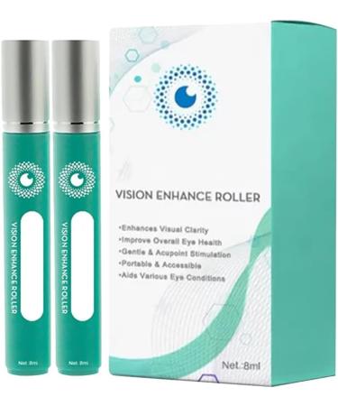Vision Enhance Roller Vision Enhance Roller Eye Massage Roller Alleviates Eye Strain Relieve Eye Strain Enhances Visual Clarity (2 Pcs)