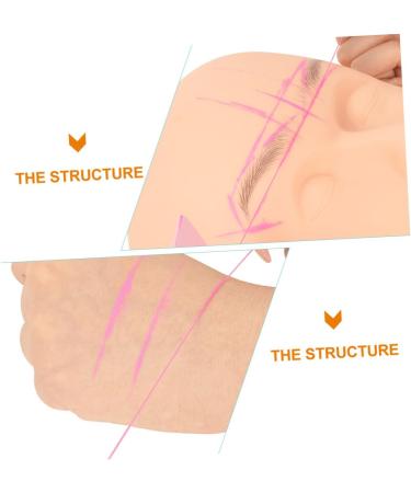 NOLITOY Eyebrow Measuring Tool Brow Map Line Eyebrow Corrector Positioning Ruler Wire Box Draw a Line 4.6x1.8x7.5cm Pink - Buy Online on GoSupps.com