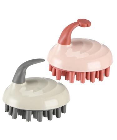 Healifty 2pcs Shampoo Comb Hair Teasing Comb Scalp Massager Baby Brushes for Hair Baby Hair Brush Scalp Massager Shampoo Brush Scalp Care Brush Massage Hairbrush Massage Brush Bath Brush Pp