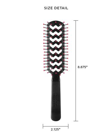 Cricket Static Free Fast Flo Vent Hair Brush 2 Piece Value Set for Blow Drying, Styling, and Detangling - Mini Travel Brush Included - Buy Online on GoSupps.com