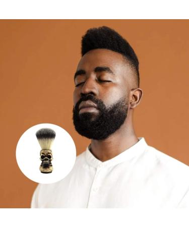Beaupretty Skull Beard Brush - Manual Wooden Badger Razor for Men & Women - Perfect Shaving Soap Brush for All Hair Types - Buy Online on GoSupps.com