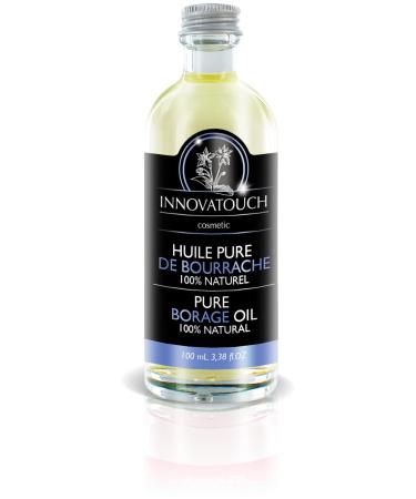 Innovatouch Pure Borage Oil 100ml - Fights Dry Skin - Reduces the Appearance of Wrinkles