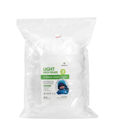 250g/8.8oz KORONETA Super Soft Polyester Fiber,White,Stuffed Toy or Cushion Stuffing