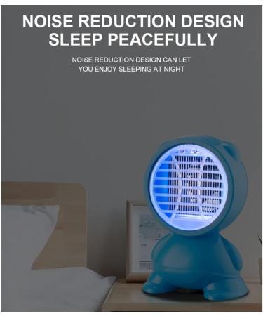 SEFAX Mosquito Killer Lamp Home Portable Electric Shock Mosquito Killer - Quiet Physical Mosquito Control Power Saving Indoor Outdoor Mosquito Killer - Buy Online on GoSupps.com
