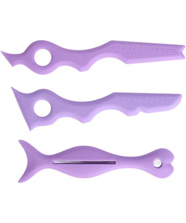Effortless Eyeliner Stencils Reusable Silicone Eye Makeup Tool with Multiple Functions Easy to Use for Beginners Purple - Buy Online on GoSupps.com