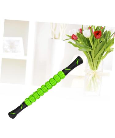 Lurrose 3D Muscle Massager Stick - Body & Yoga Massage Roller - Medium Green - International Shipping Available - Buy Online on GoSupps.com