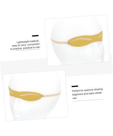 NOLITOY 80 Pcs Eyebrow Practice Skin Silicone Skin Practice Tool Artificial Skin Eyebrow Trimming Headband - Buy Online on GoSupps.com