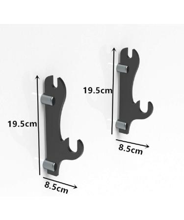 QIXIN Two-Layer Wall-Mounted Samurai Sword Stand - Black | Sword Holder Display Stand for All Swords - Buy Online on GoSupps.com