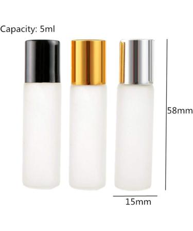 XD eCommerce Glass Roller Bottles for Essential Oils - Gold Trimmed Perfect for International Shipping - Buy Online on GoSupps.com