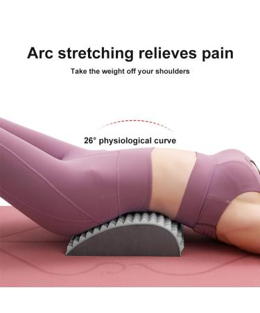 2-in-1 Back & Neck Stretcher Posture Corrector | Back Massage Support & Extension - Gray - Buy Online on GoSupps.com