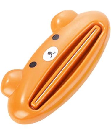 U-K Toothpaste squeezer squeegee tool tube squeezertoothpaste Facial cleanser Hand cream Applied to condiments Plastic animal design savings no waste 1 piece entered bear brown Durable and Practical - Buy Online on GoSupps.com
