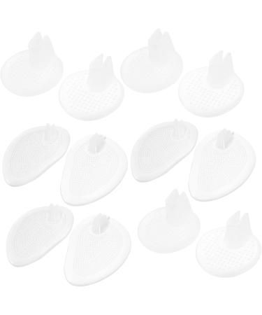 NOLITOY Silicone Gel Toe Pads Sandals - 24 Pairs Metatarsal Cushion Inserts for Women | Forefoot Pads & Ball of Foot Comfort - Buy Online on GoSupps.com