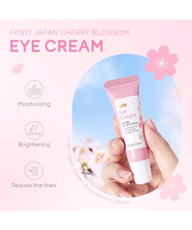 AKARY Cherry Blossom Eye Cream with Hyaluronic Acid for Dark Circles & Puffiness | Hydrating Under Eye Skincare for All Skin Types | Cruelty-Free & Fragrance-Free - Buy Online on GoSupps.com