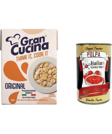  Italian Gourmet E.R. Set of 24 creams Gran Cucina per Cucinare plant-based cream cooking sauce without palm oil gluten-free 200 g + Gourmet Italian Pomodoro Pulp Pomodoro Pulp 400 g - Buy Online on GoSupps.com