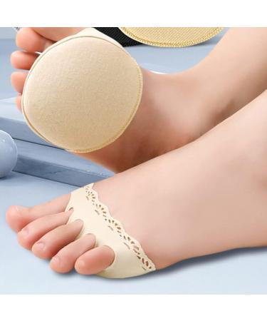 Buy Healvian Tabi Socks - 2 Pairs High Heel Half Socks with Forefoot Pad | Women's Soft Cotton Heel Protector Pads for Comfort & Style - Buy Online on GoSupps.com