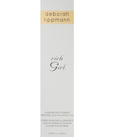 Deborah Lippmann Rich Girl Hydrating Body Shimmer - Illuminating Lotion with Hemp Seed Oil & Hyaluronic Acid | Highlighter & Body Glow | 5oz - Buy Online on GoSupps.com