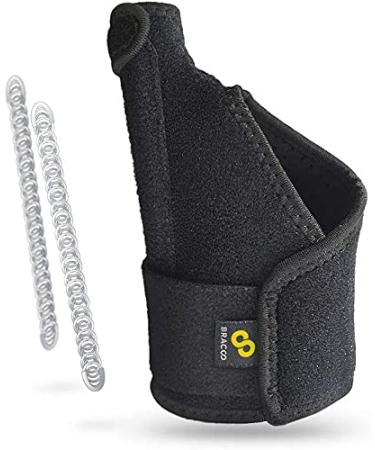 Bracoo TP30 Thumb Bandage | Stable Orthosis for Men & Women | Left & Right Thumb Support - Black (1 Piece) - Buy Online on GoSupps.com