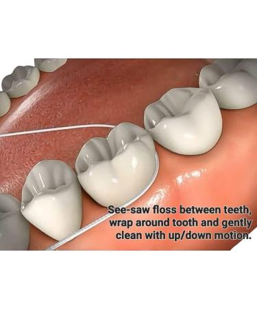 Eco-Friendly Refillable Bamboo Charcoal Dental Floss - Vegan Cruelty-Free Natural Waxed Peppermint (3x40m - Buy Online on GoSupps.com