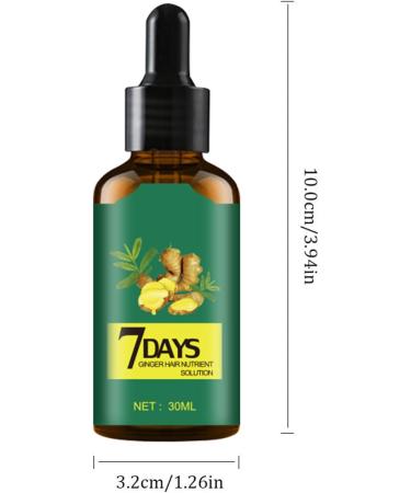 Ginger hair growth oil 30 ml ginger hair growth essential oil ginger hair treatment oil hair growth solution essential oil against hair loss shampoos - Buy Online on GoSupps.com