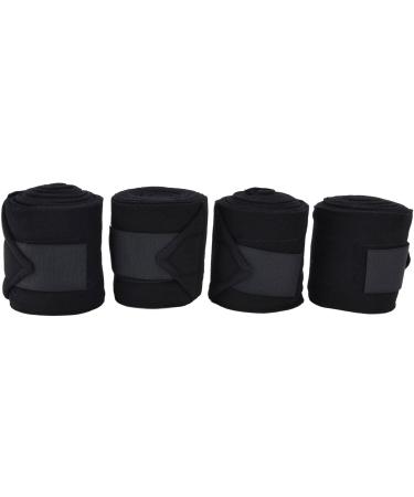 Horse Wraps 4 PCS Soft Adhesive Horse Leg Wraps Breathable Bandage with Sticky Tape for Livestock Cow Horse Black or Red - Buy Online on GoSupps.com