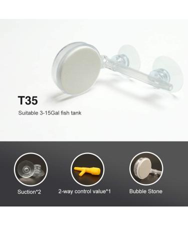 UPETTOOLS Aquarium Nano Bubble Stone Kit with Control Valve - Super-High Dissolved Oxygen Diffuser for Fish Tank and Hydroponic System - Buy Online on GoSupps.com