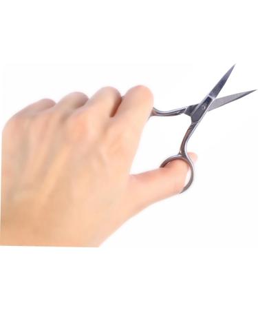 FRCOLOR Eyebrow Scissors Hair Scissors Hair Mustache Small Trimming Nail Safety Nose Hair Facial Trimmer Double Eyelid Sticker Mens Eyelash - Buy Online on GoSupps.com