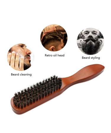 Generic Beard Brush for Men - Multi-Functional Styling Brush & Mustache Comb for All Hair Types - Buy Online on GoSupps.com