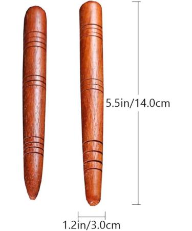 2PC Traditional Thai Massage Sticks - Manual Acupressure & Trigger Point Massage Tool for Hand & Neck Relief | International Shipping - Buy Online on GoSupps.com